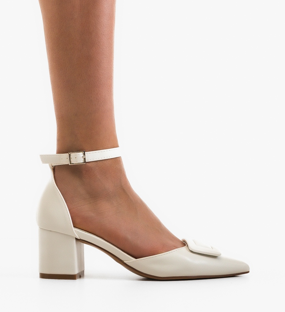 Pantofi Rohan Albi Eleganți cu Toc - Stil Feminin - imagine 4