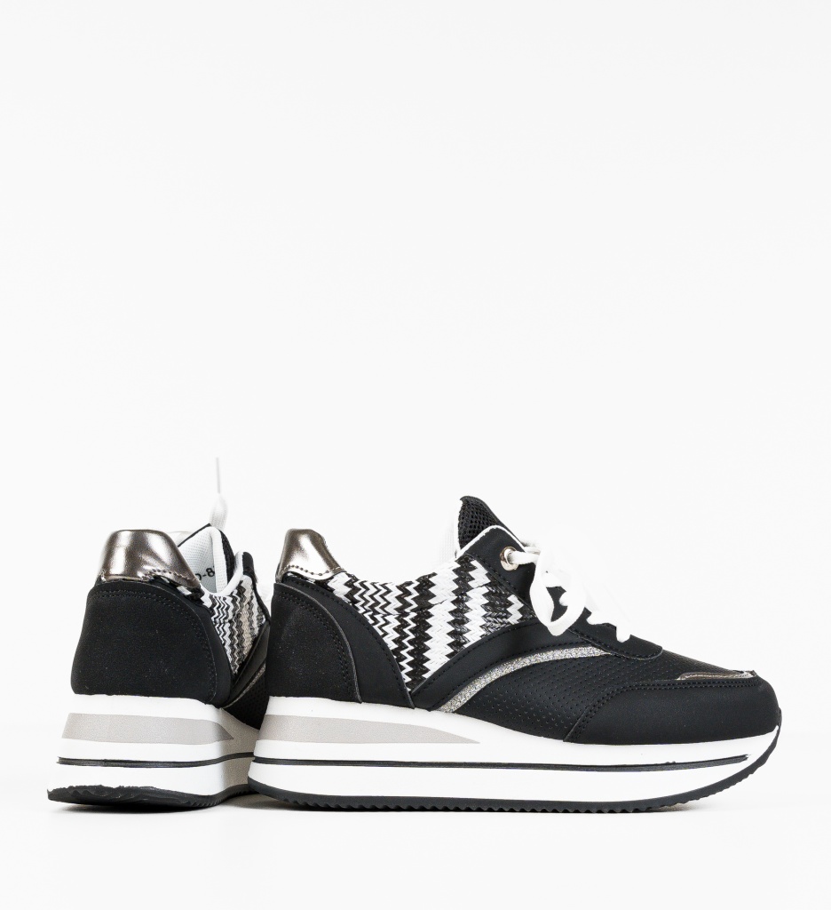 Pantofi Sport Peet Negri | Confort și Stil Zilnic - imagine 6