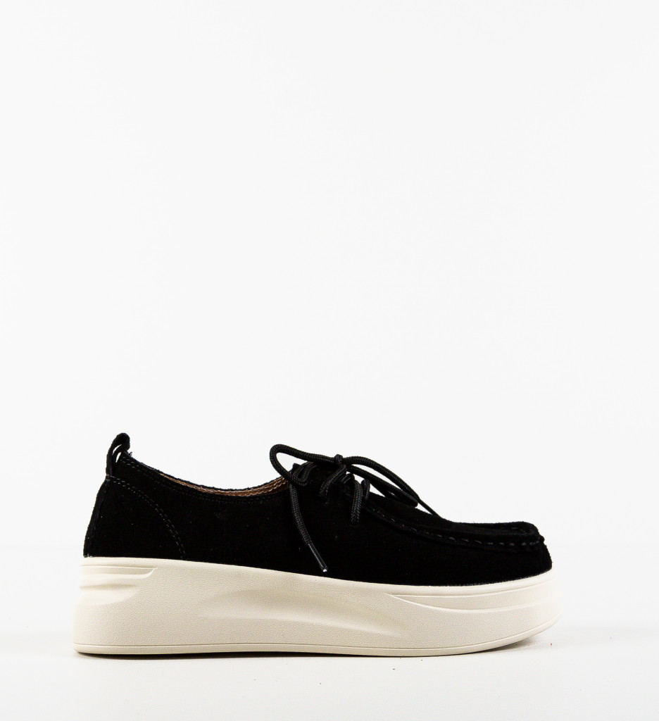 Pantofi Casual Jange Negri | Confort și Stil - imagine 4