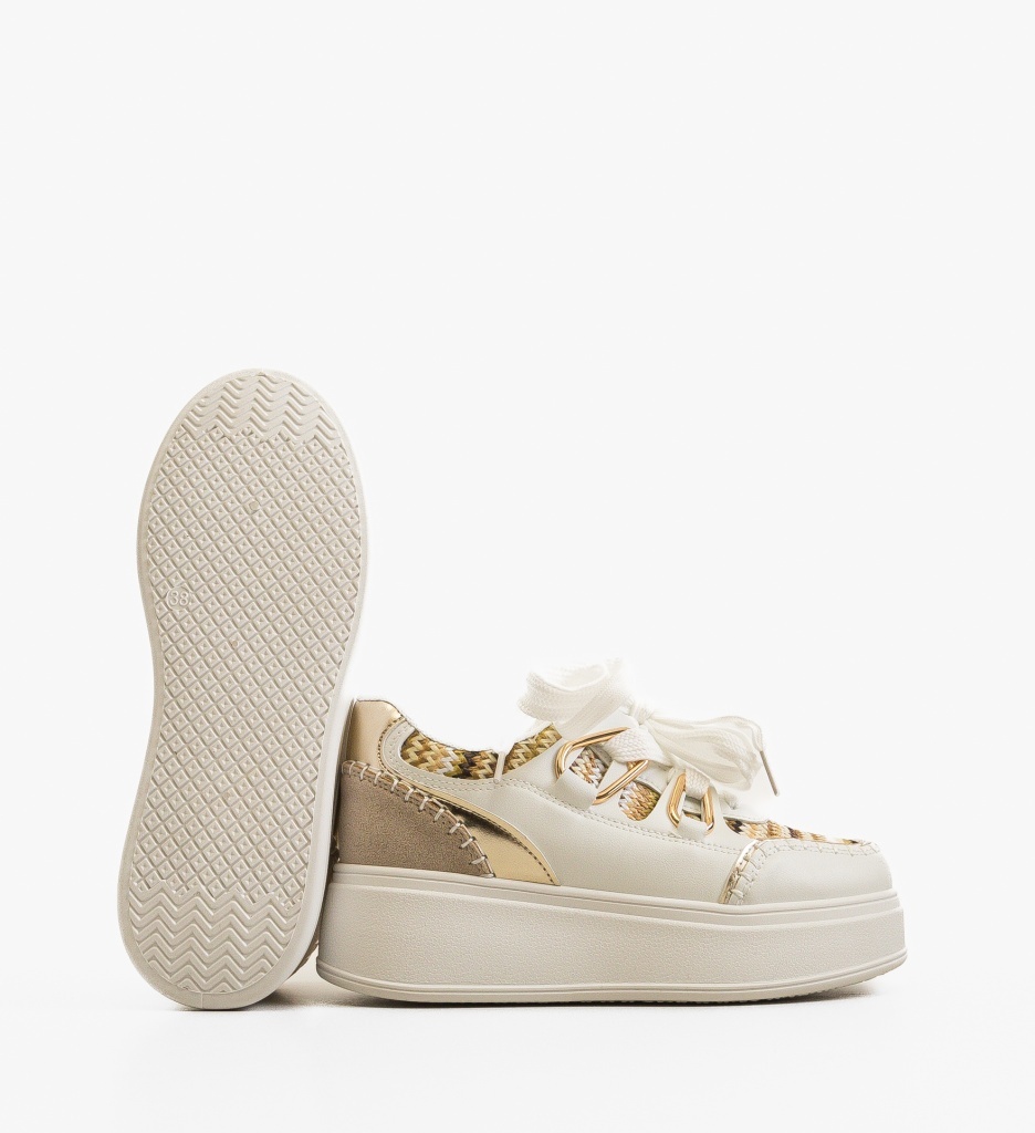 Sneakers Dama Verana Aurii | Stil Urban - imagine 4