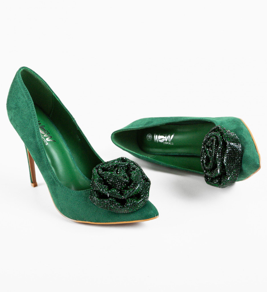 Pantofi Dama Brany Verzi | Eleganță Asigurată - imagine 7