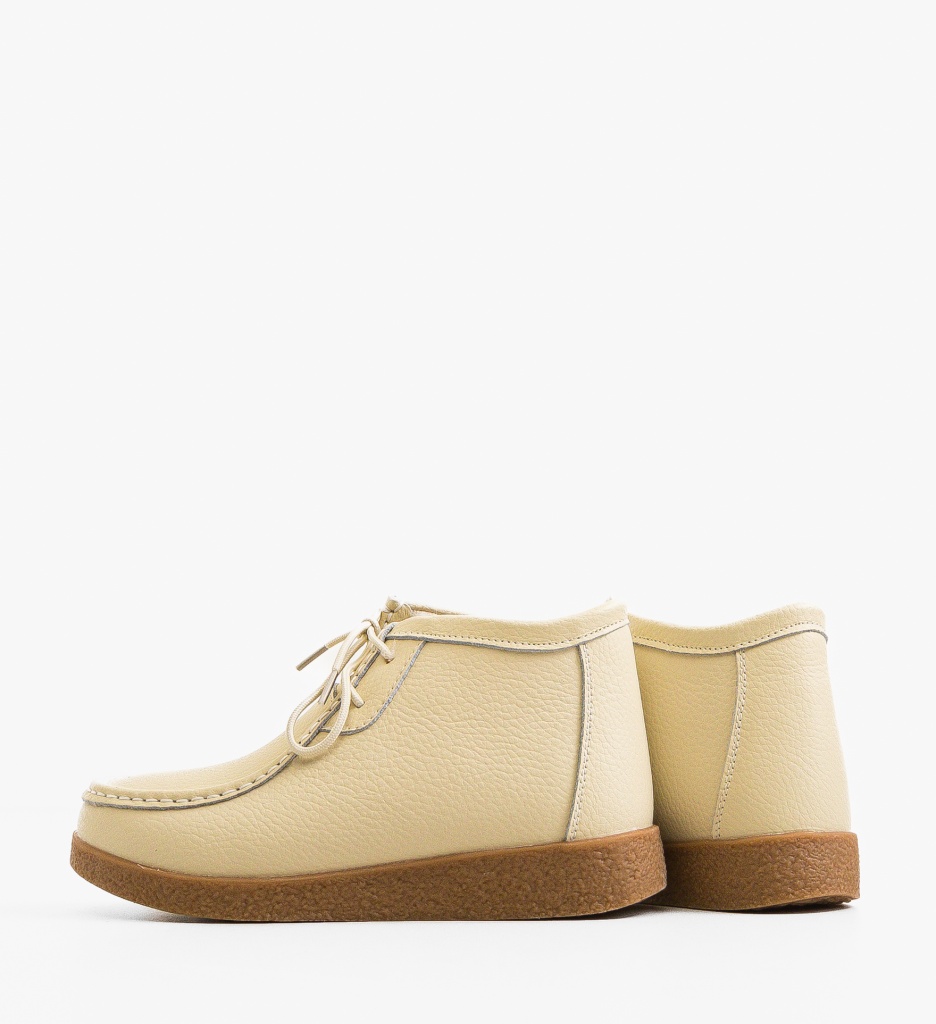 Pantofi Casual Munela Bej - Confort & Stil - imagine 7