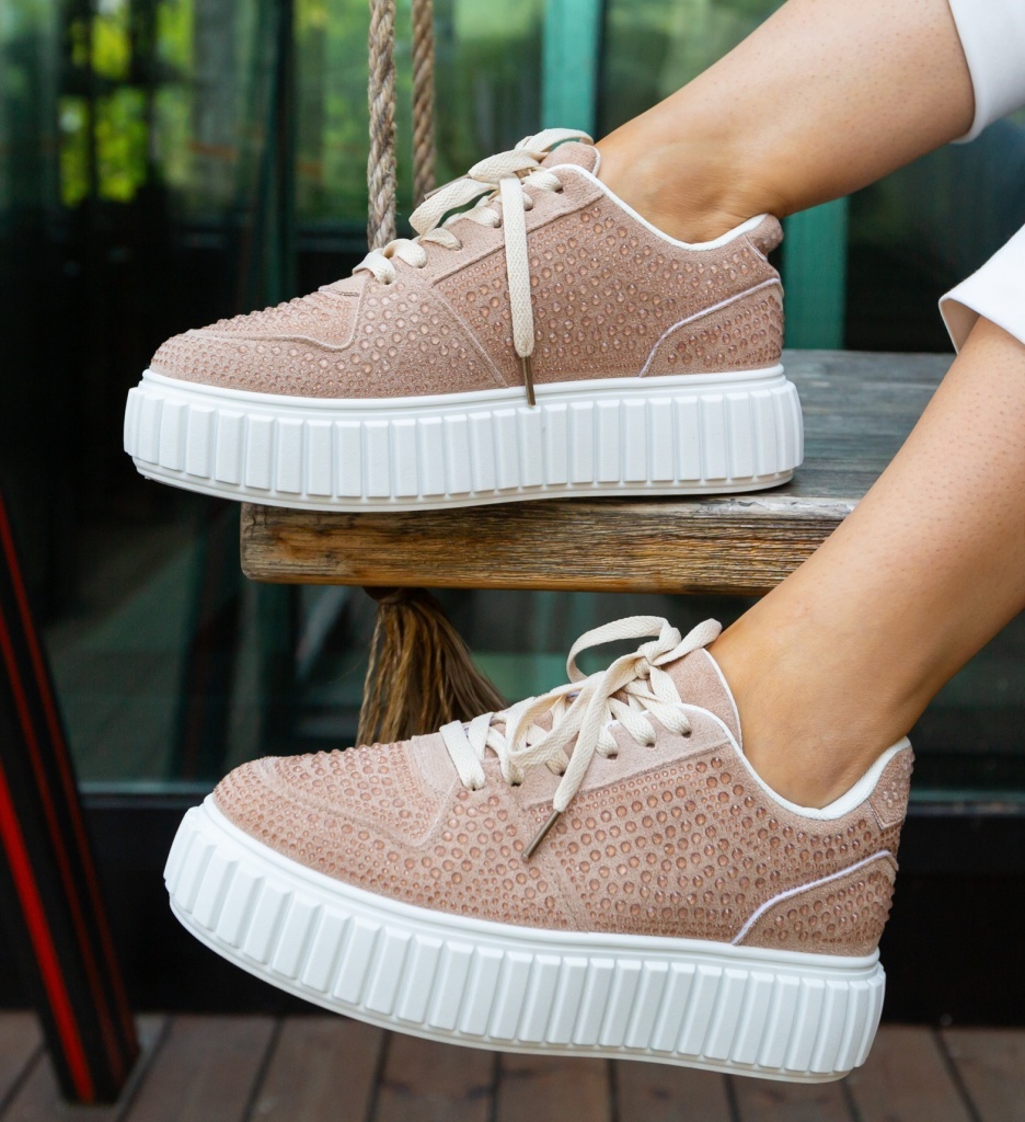 Sneakers Dama Nirat Khaki Sport Confortabili