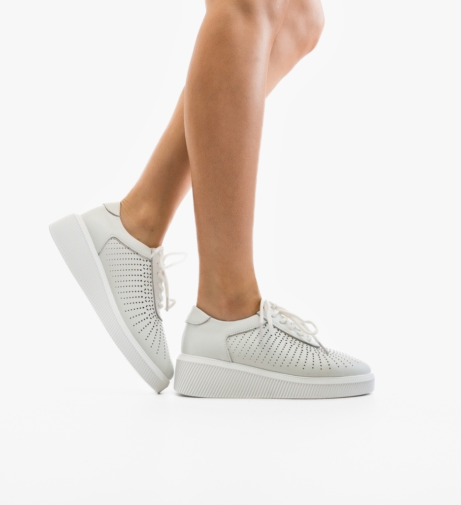 Pantofi Casual Lehe Albi - Confort și Stil - imagine 2