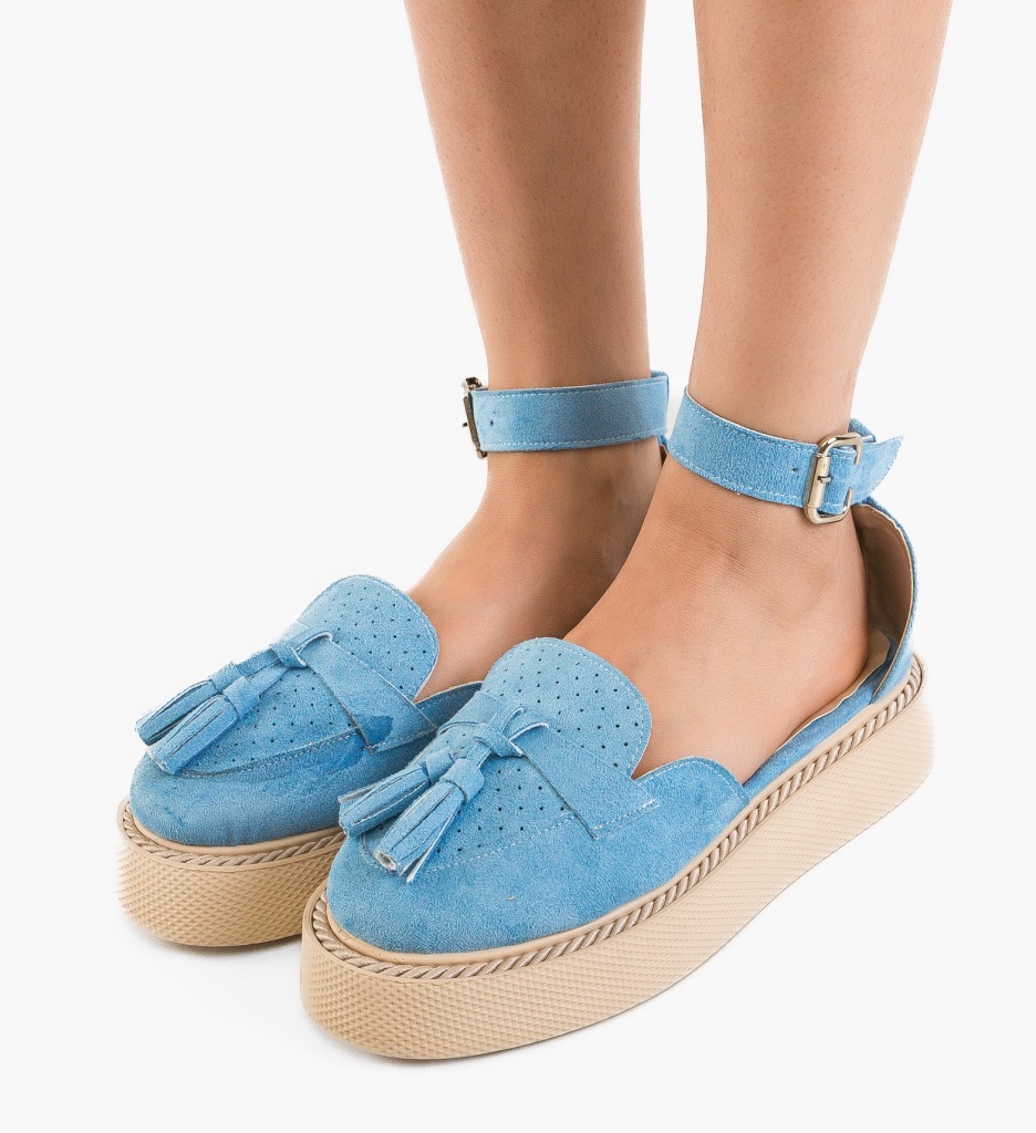 Pantofi Casual Kastor Albastri 2 | Confort Zilnic