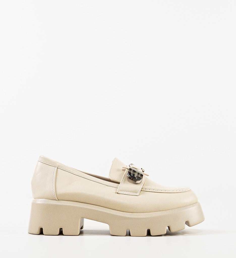 Pantofi Ashweather Casual Confort Bej - imagine 8