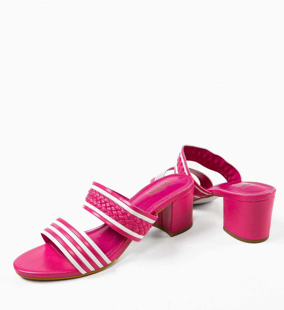Saboti Dama Nora Fuchsia - Eleganță și Stil - imagine 8