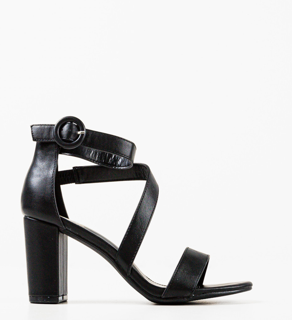 Sandale Toc Kelemen Negre 2 - Eleganță Asigurată - imagine 5