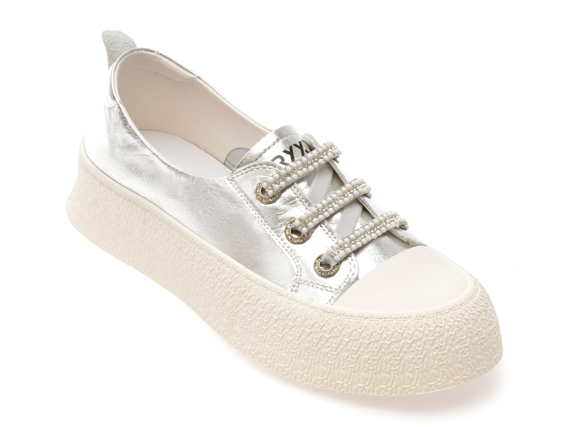 Pantofi GRYXX Argintii Piele Naturală | Stil & Confort