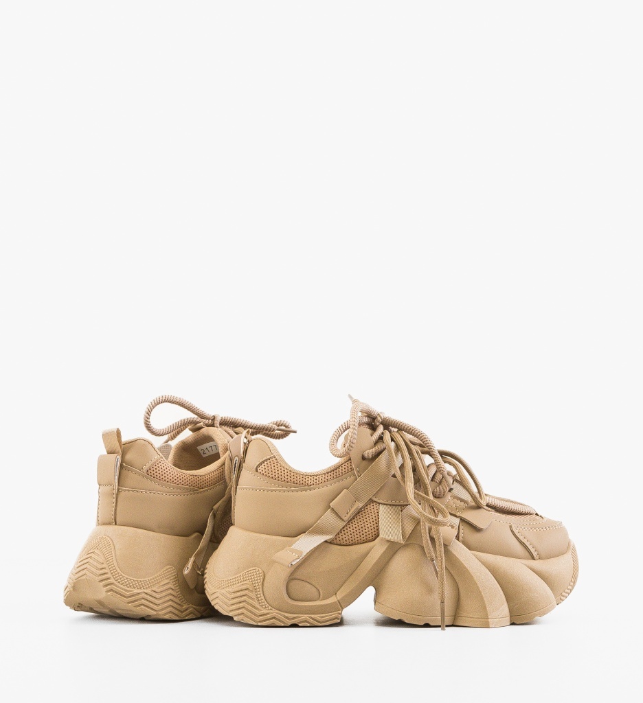 Sneakers Dama Thild Khaki | Confort & Stil - imagine 3