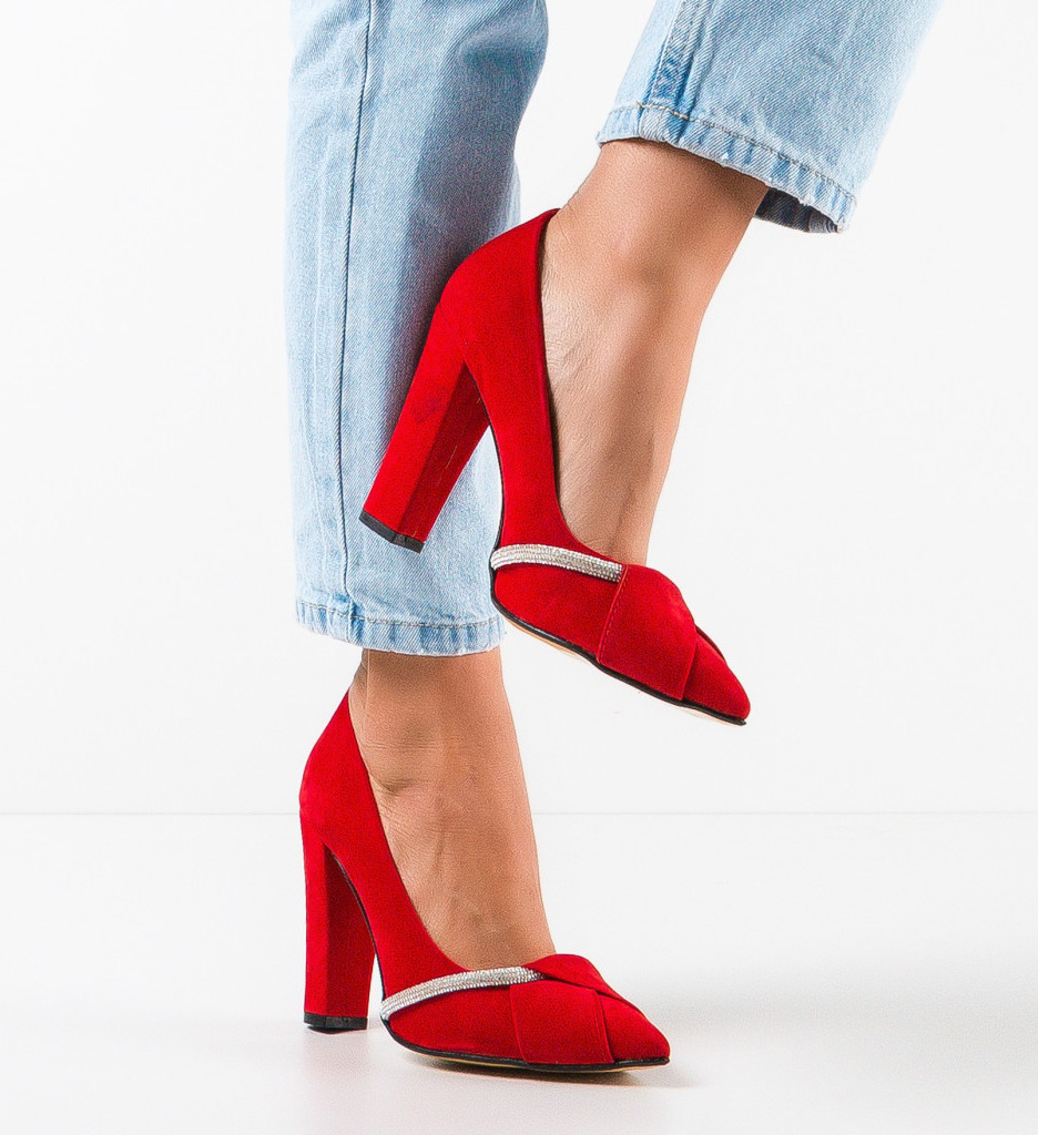 Pantofi cu Toc Roka Rosii - Eleganță și Stil - imagine 3
