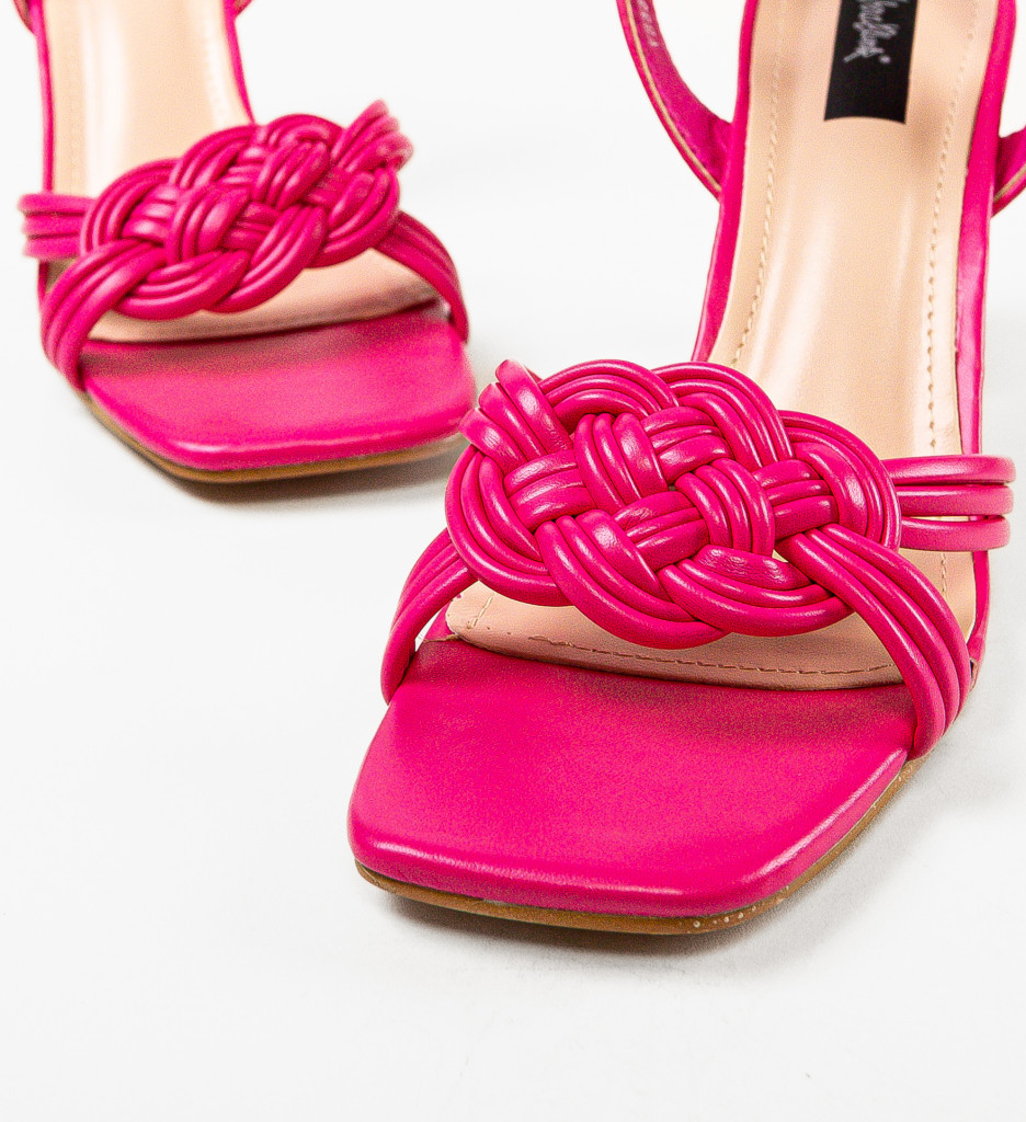 Sandale Antonela Fuchsia | Eleganță și Stil - imagine 6