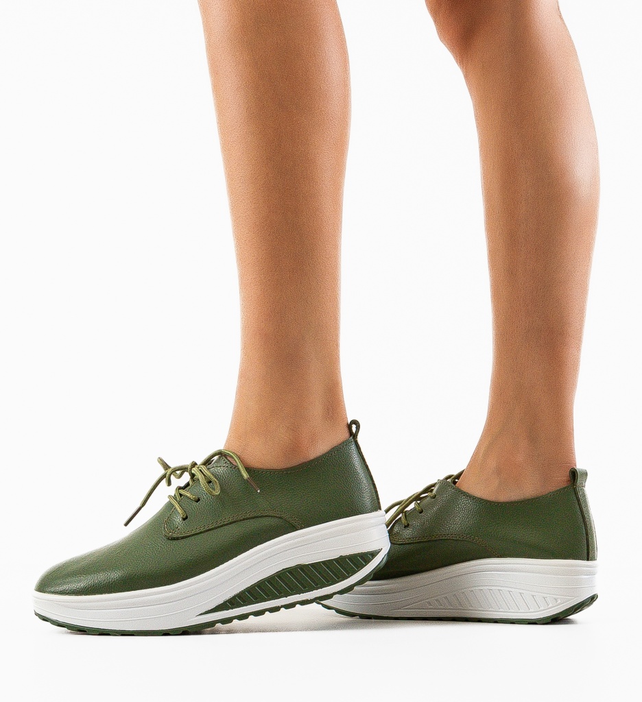 Pantofi Casual Kleak Verzi | Confort & Stil Urban - imagine 3