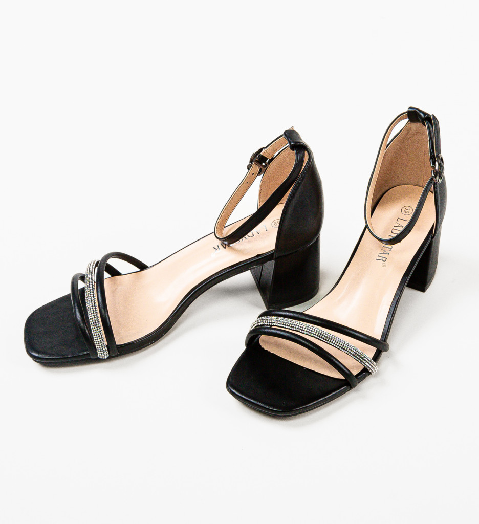 Sandale Apollo Negre | Eleganță și Confort - imagine 5