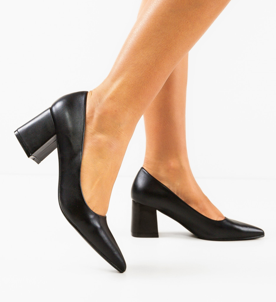 Pantofi Dama Trev Negri - Eleganță și Stil - imagine 3