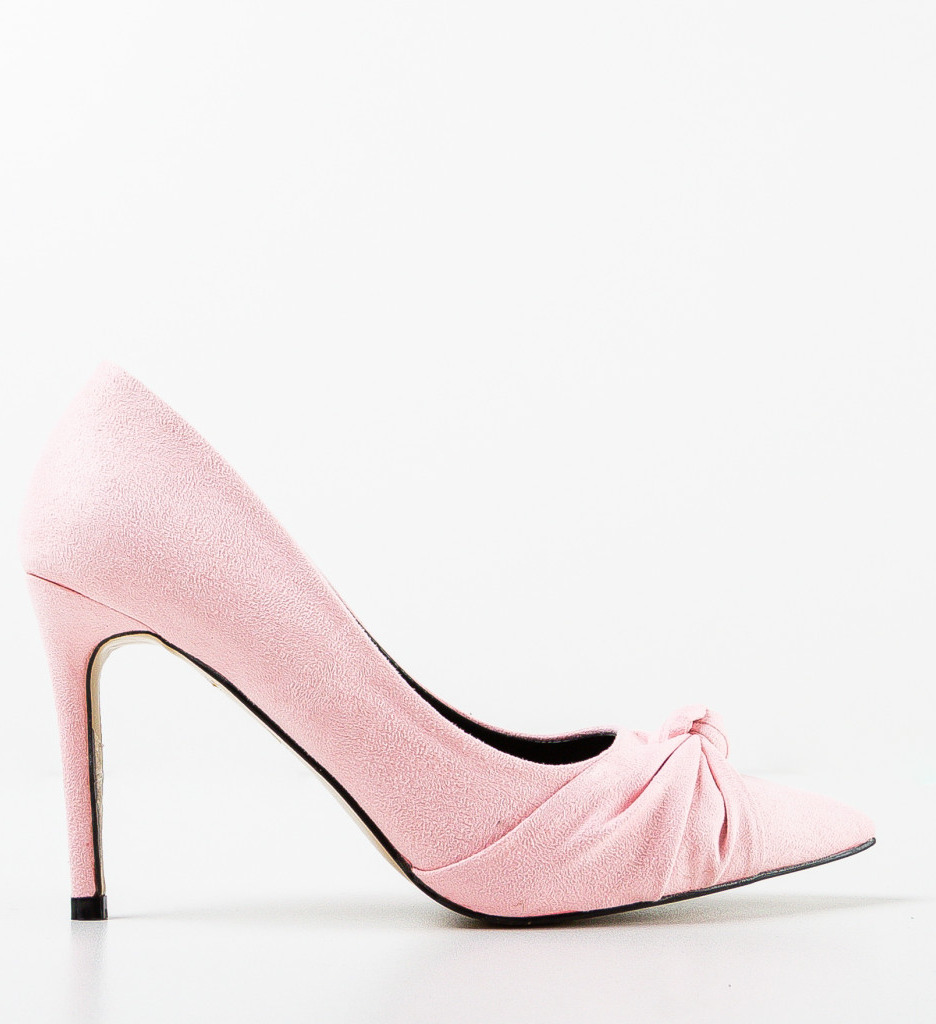 Pantofi Toc Hartley Roz - Eleganță și Stil - imagine 4