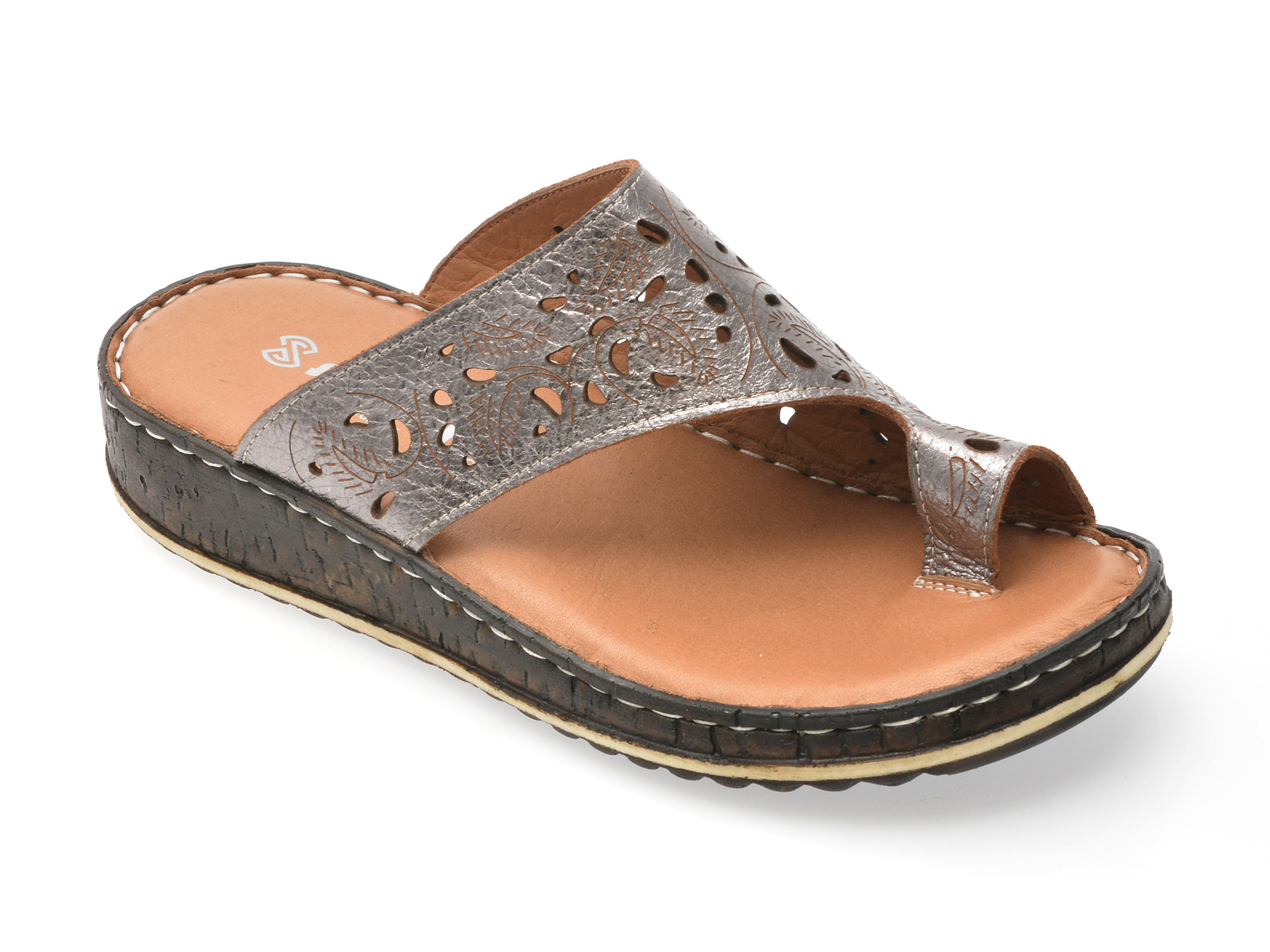 Papuci SHOOZY piele naturală - confort elegant