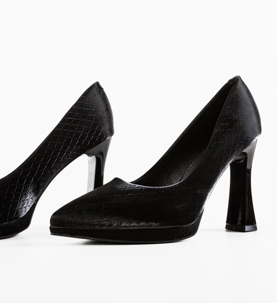 Pantofi Sisies Negri - Eleganță și Stil - imagine 11