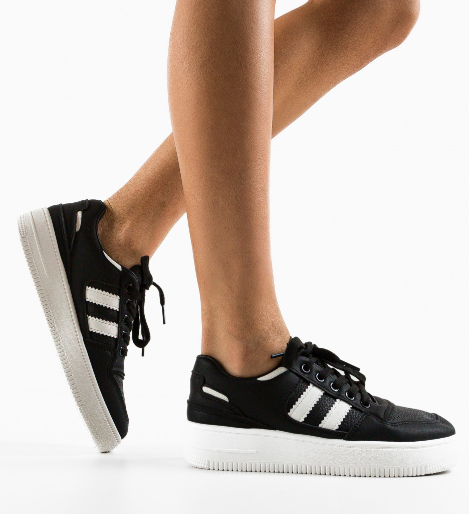 Pantofi Sport Mose Negri - Versatili și Moderni - imagine 3