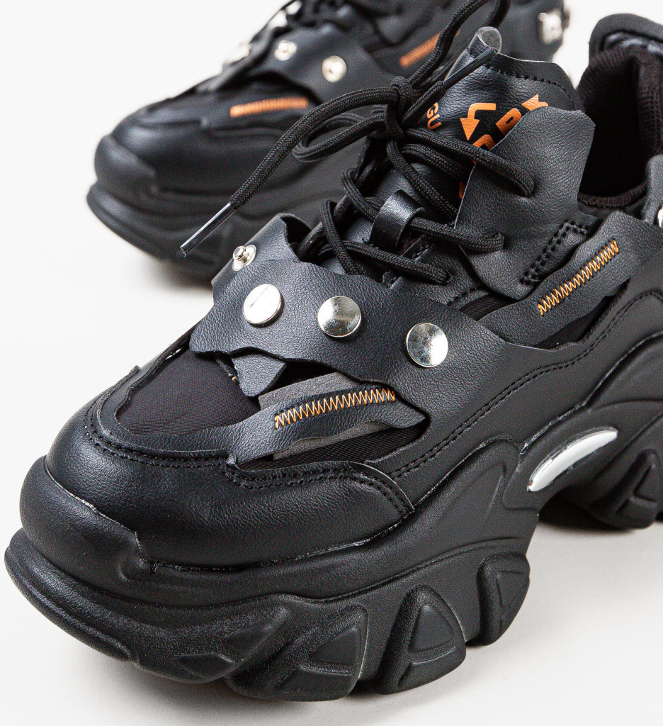 Sneakers dama Opening Negri - Confort & Stil - imagine 5