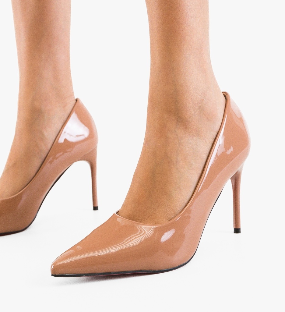 Pantofi Stiletto Nude Neybar | Eleganță Versatilă - imagine 4