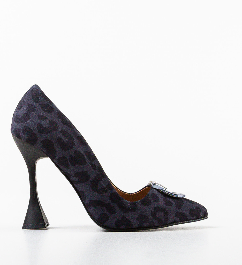 Pantofi cu Toc Provok Negri | Eleganți - imagine 4