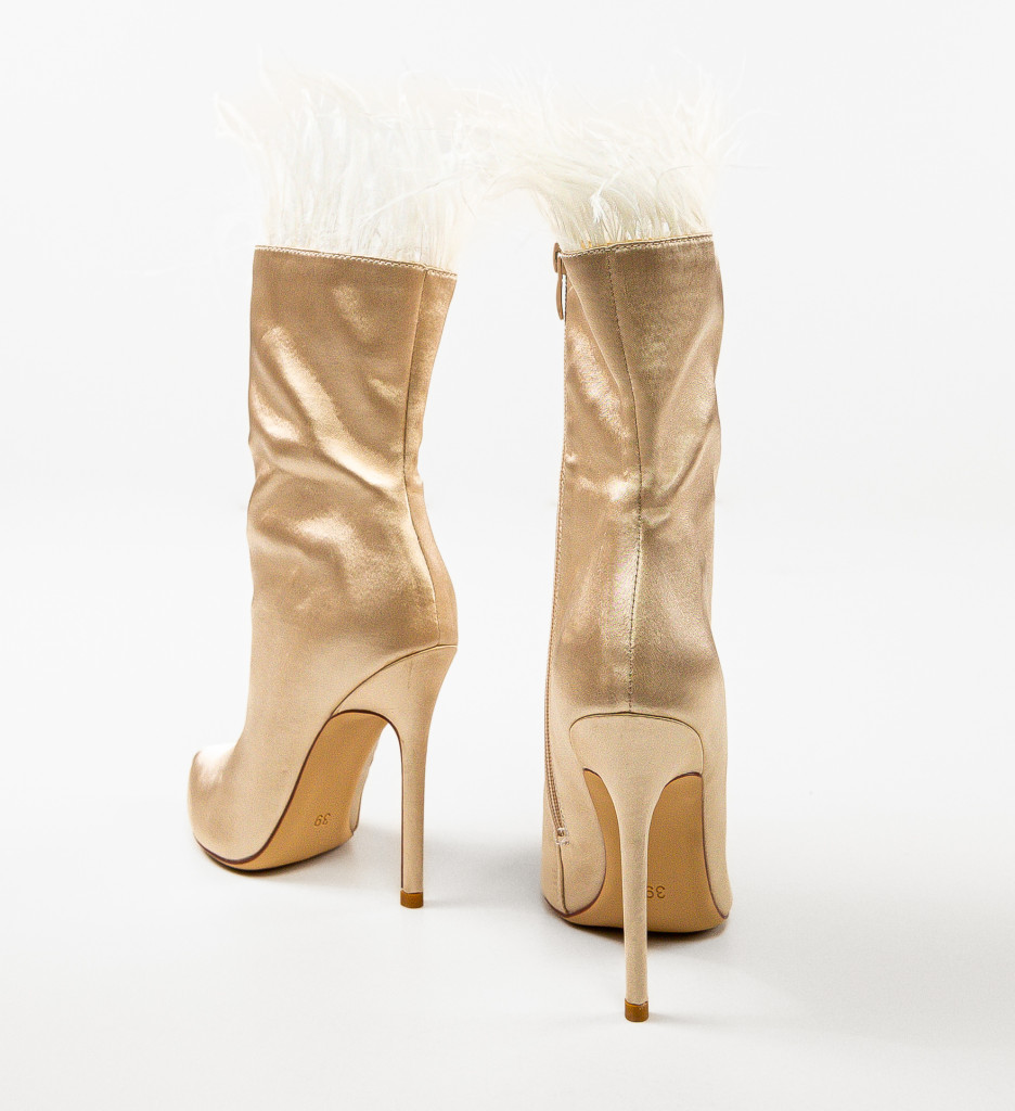 Botine Dama Fuery Bej | Eleganță și Confort - imagine 10