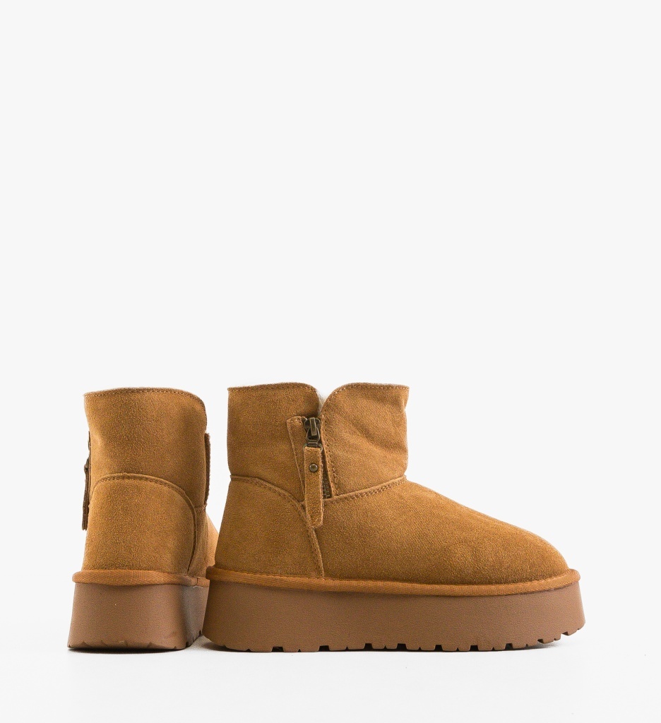 Cizme Ug Nayna Camel Depurtat - Confort Termic - imagine 3