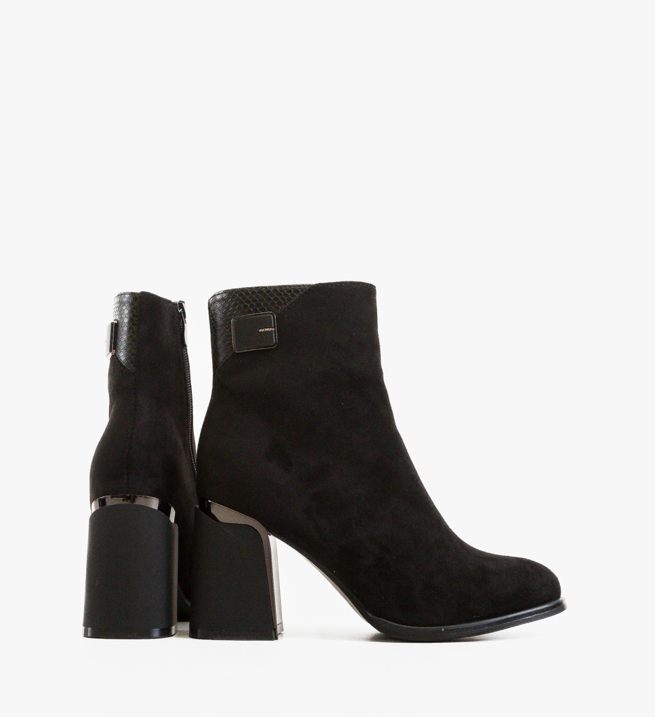 Botine Dama Nyz Negre - Eleganță și Confort - imagine 4