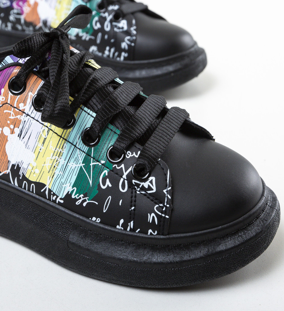 Pantofi Sport Ebona Negri | Confort și Versatilitate - imagine 8