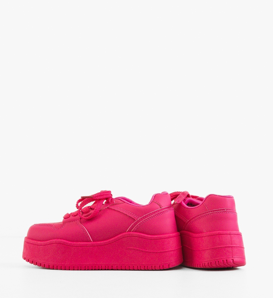 Sneakers Dama Kramy Fuchsia | Confort & Stil - imagine 5