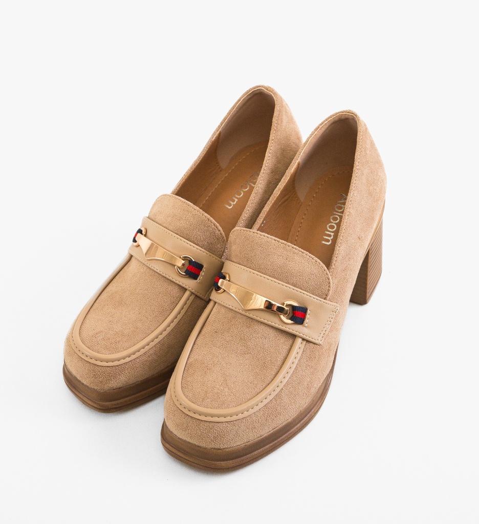Pantofi Dama Tamlan Khaki | Eleganță Asigurată - imagine 5