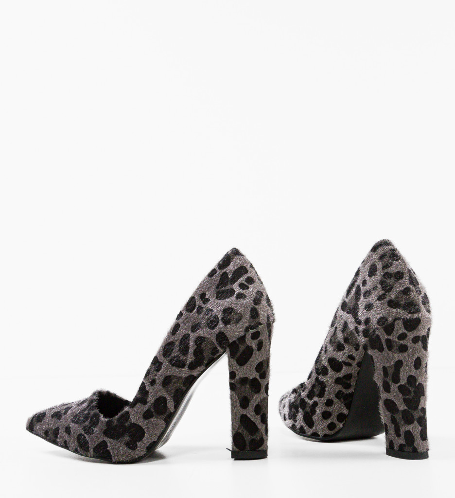 Pantofi Dama Brandan Gri | Stil și Eleganță - imagine 6
