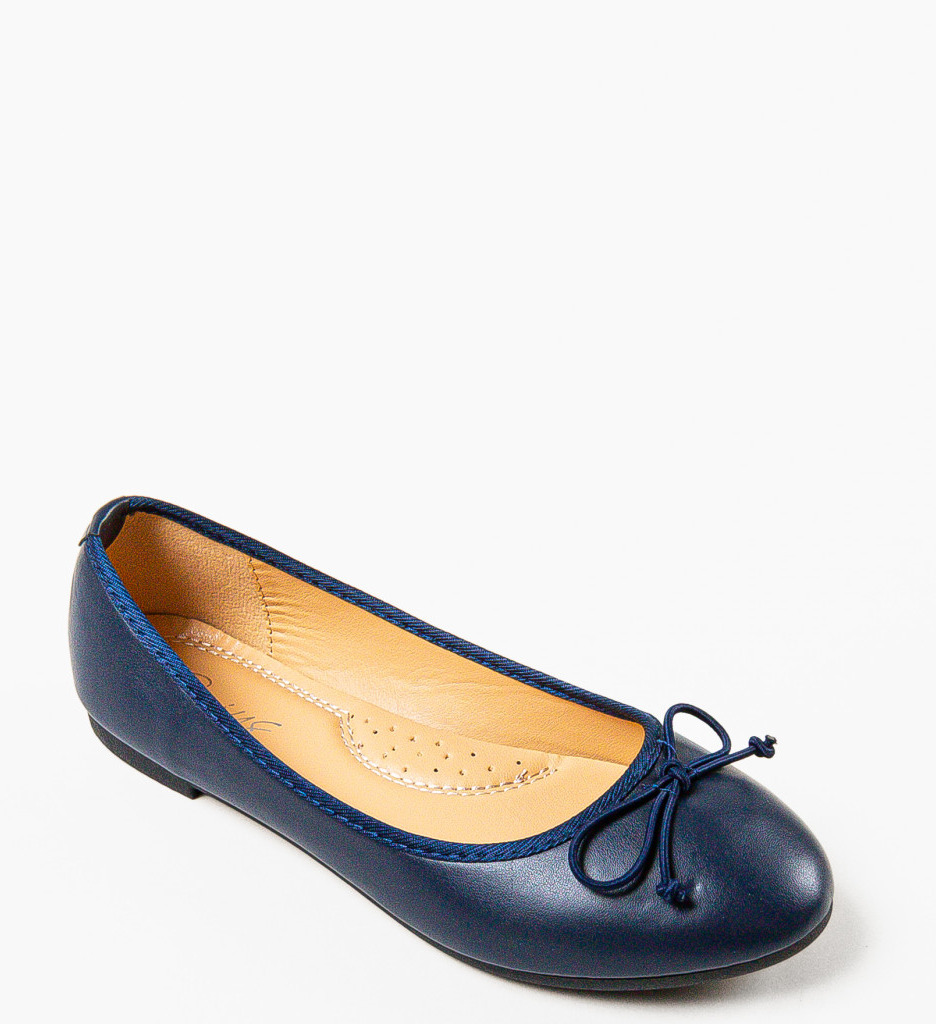 Balerini Dama Singh Bleumarin | Confort & Stil - imagine 5