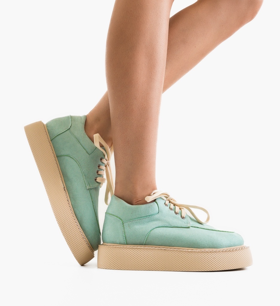 Pantofi Casual Fagen Turcoaz - Confort și Stil - imagine 3