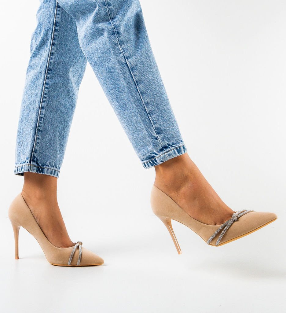 Pantofi Norah Bej | Eleganță și Stil - imagine 2