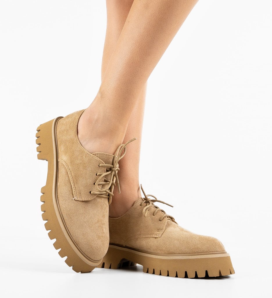 Pantofi Dama Maisie Camel | Confort Zilnic - imagine 6