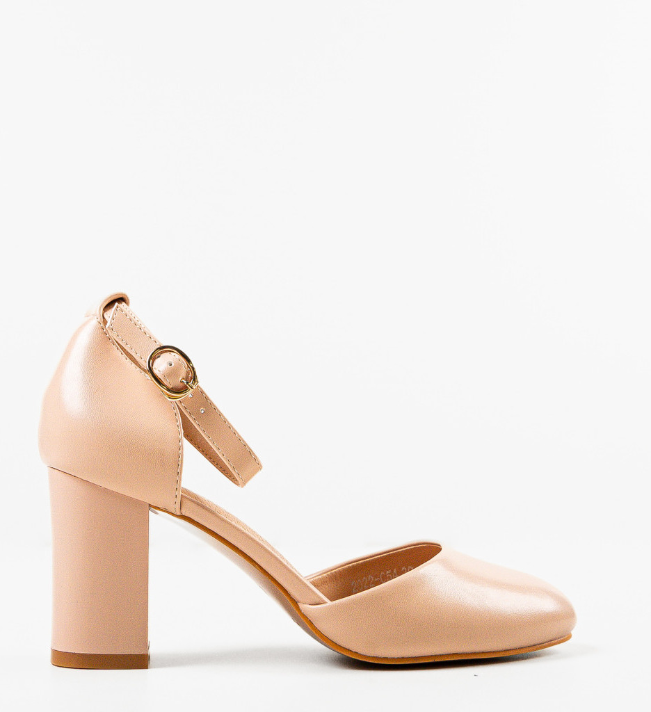 Pantofi Dama Patuty Bej | Toc Elegant - imagine 2