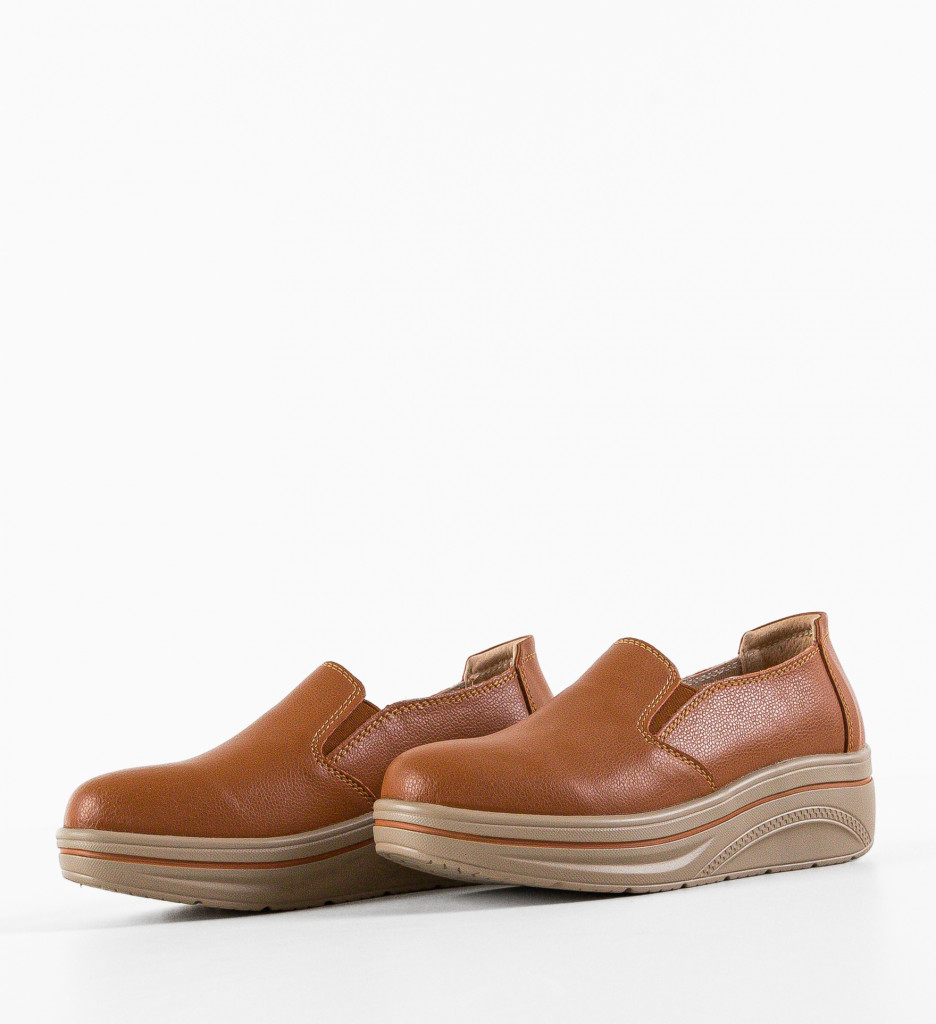 Pantofi Casual Alpino Camel - Confort & Stil - imagine 5