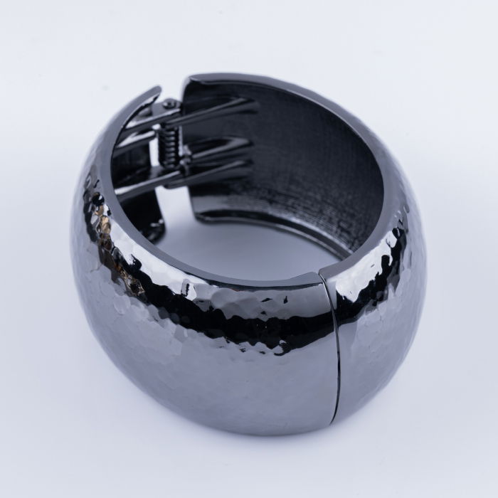 Brățară Shopika Argintiu Texturat - Eleganță Metalică
