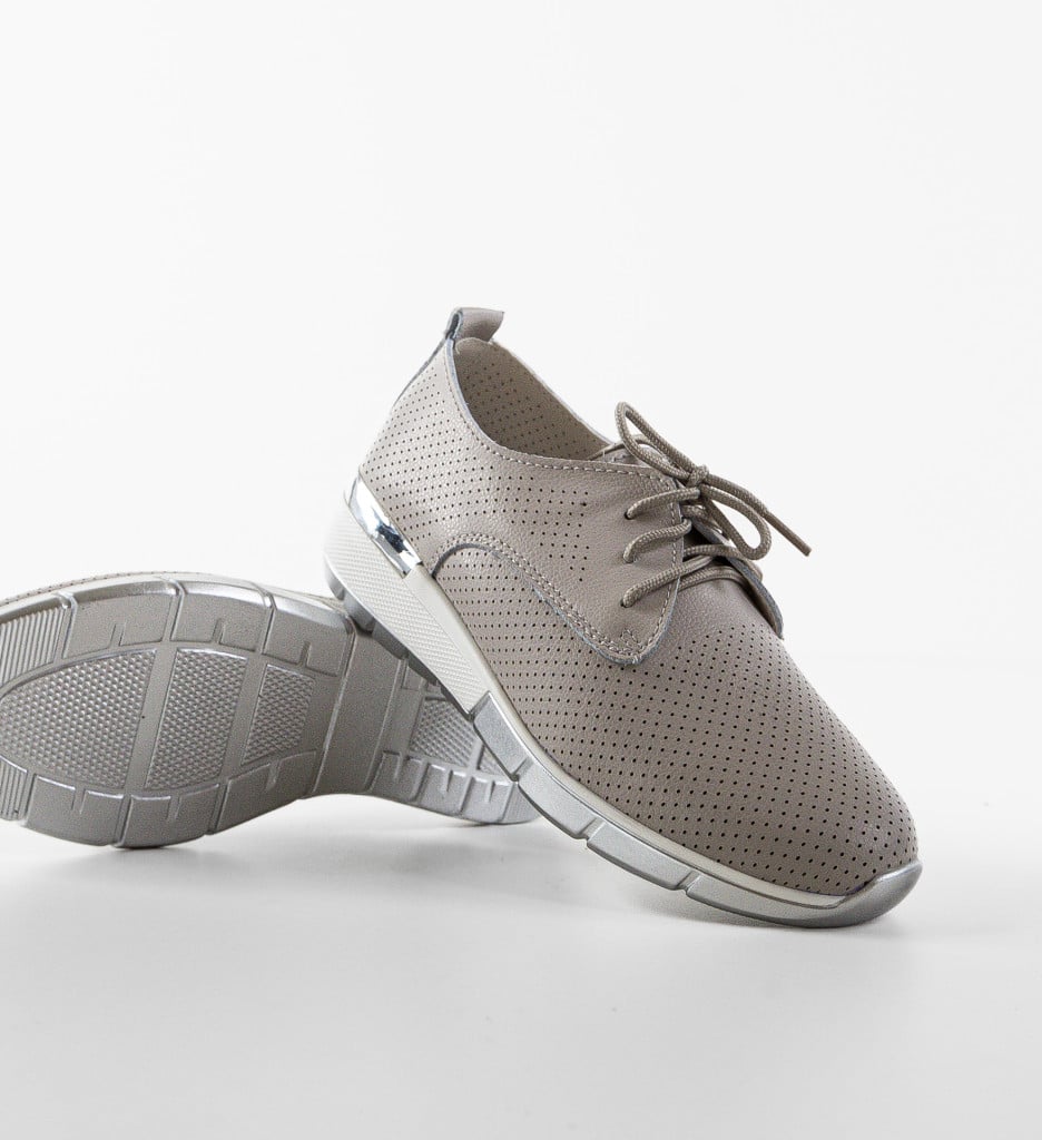 Pantofi Casual Albert Gri Confort - imagine 8