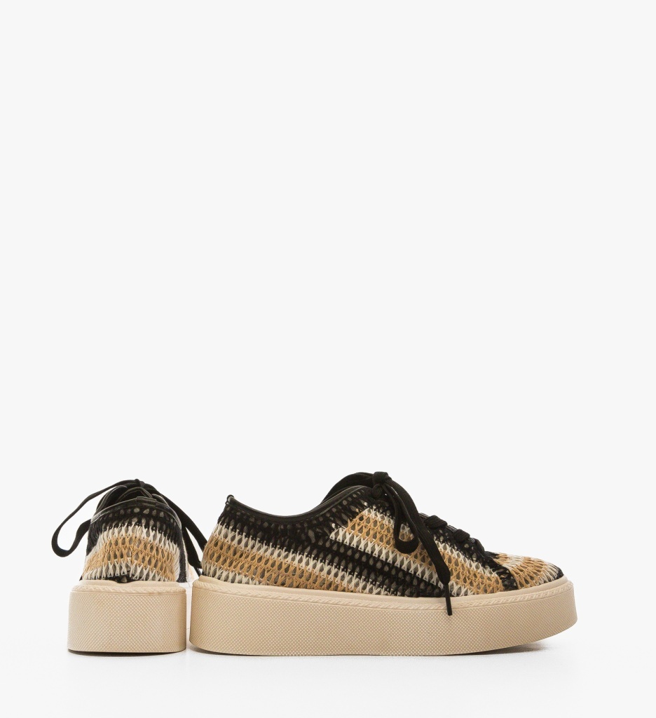 Sneakers dama Reinbou Negri | Confort și Stil - imagine 3