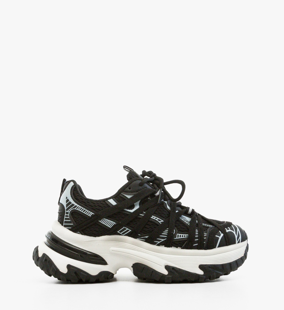 Sneakers Dama Ranbow Negri Sport - imagine 6