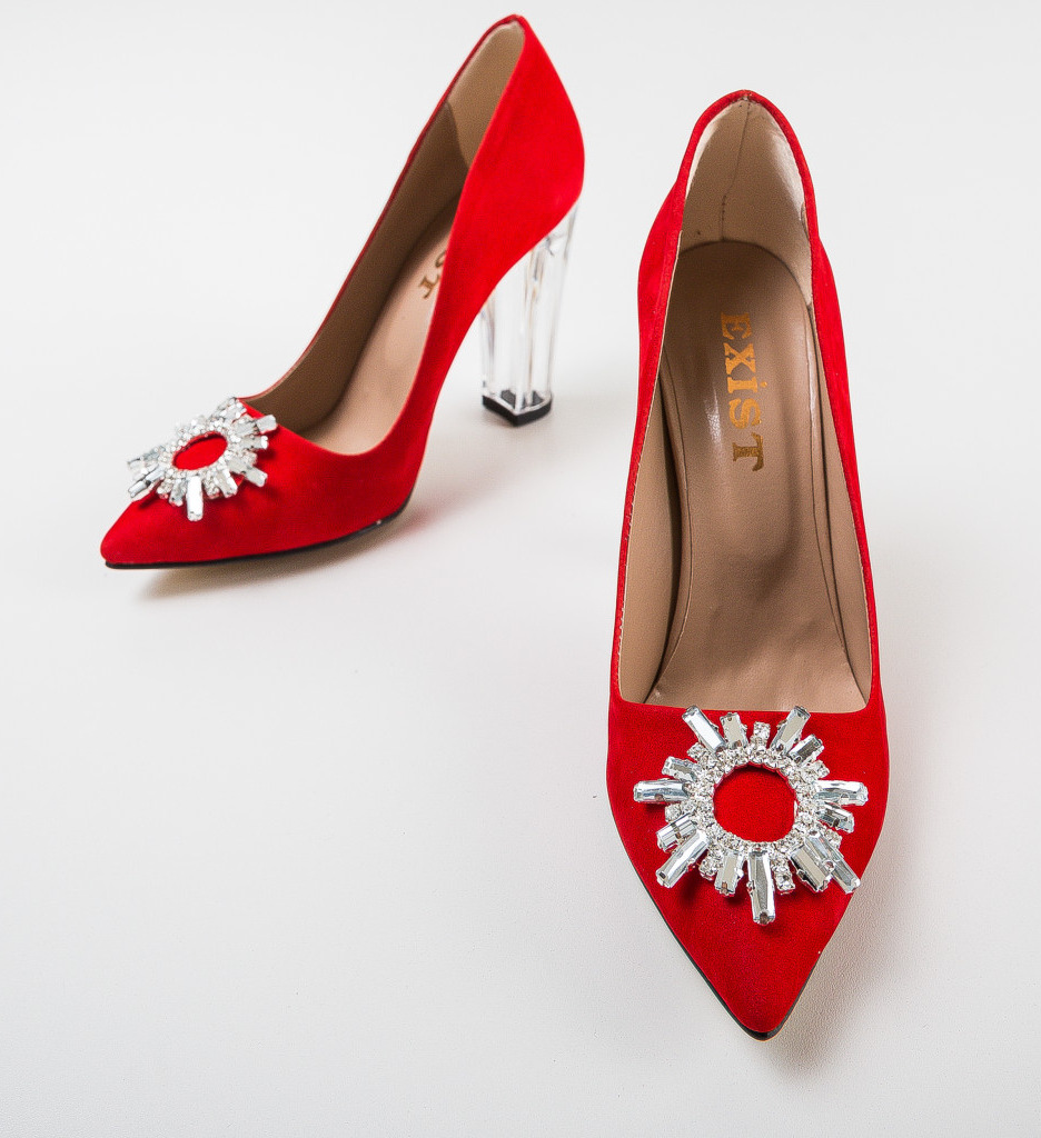 Pantofi Unka Rosii cu Toc - Eleganță Asigurată - imagine 6