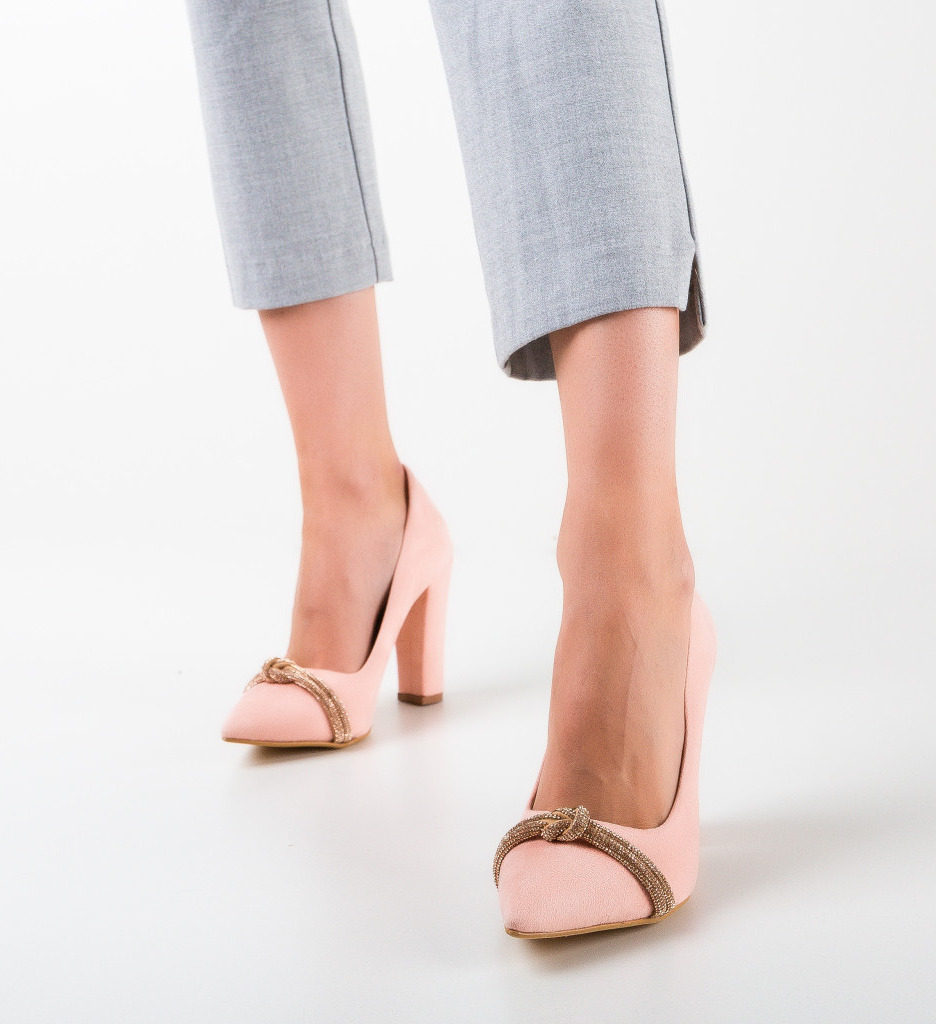 Pantofi Tumkai Roz | Eleganță Asigurată - imagine 2