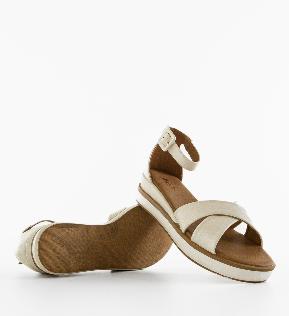 Platforme Dama Chania Albe | Eleganță și Confort - imagine 6