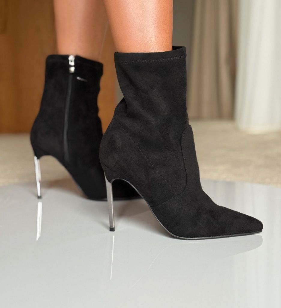 Botine Dama Merzelyo Negre - Stil Urban Modern