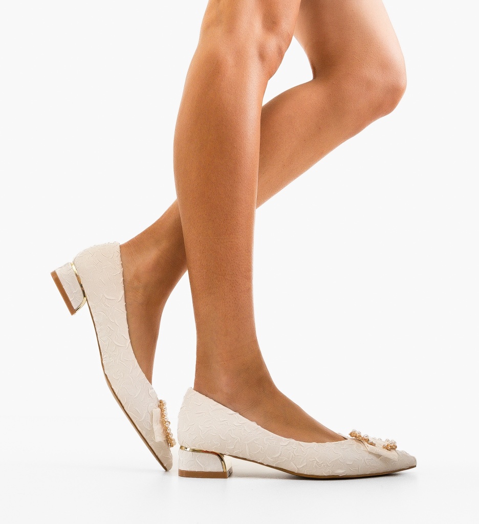 Pantofi Avital Albi | Eleganță la fiecare pas