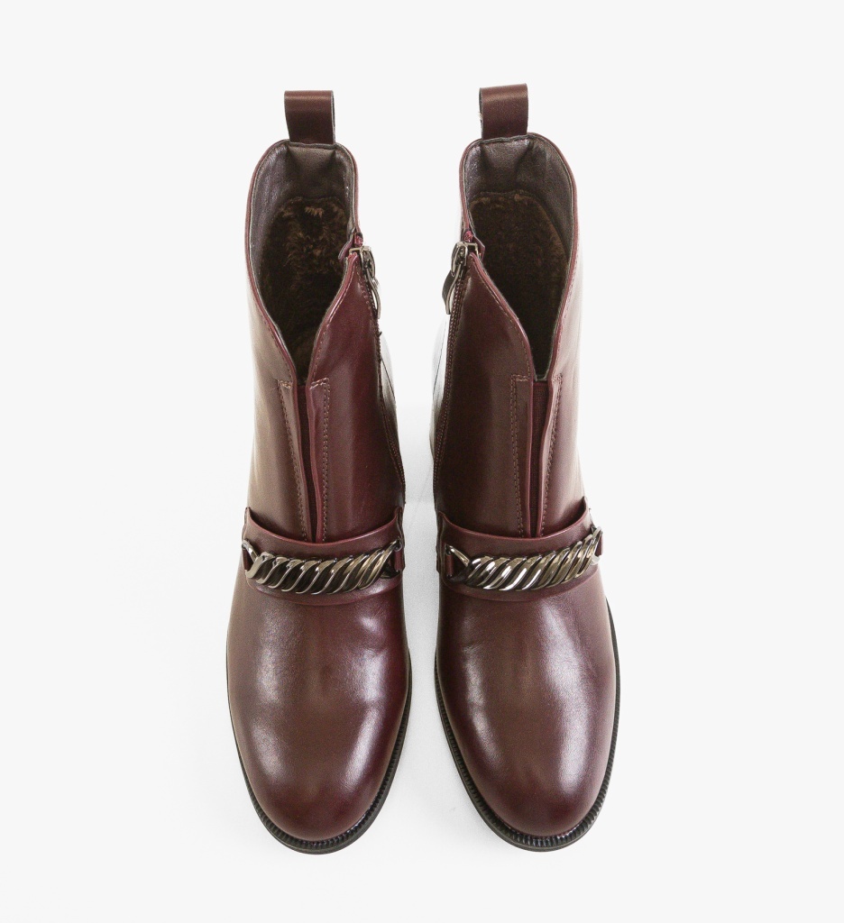 Botine Danka Grena Depurtat - Eleganță Autunnală - imagine 4