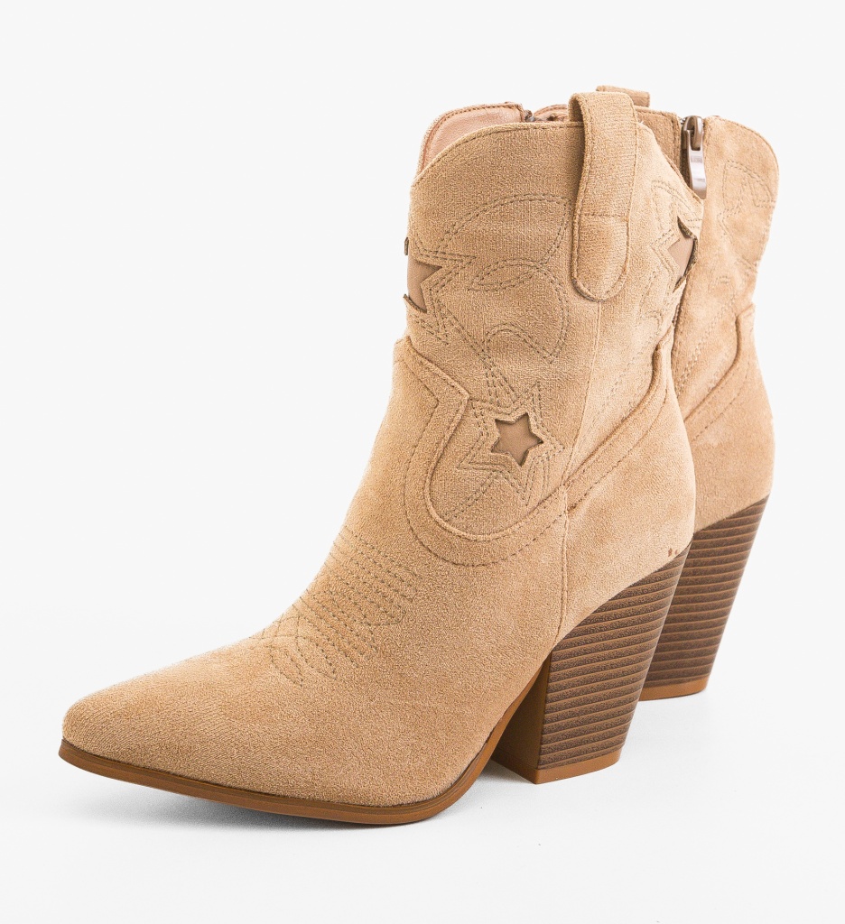Botine Dama Vanna Khaki - Eleganță și Confort - imagine 5